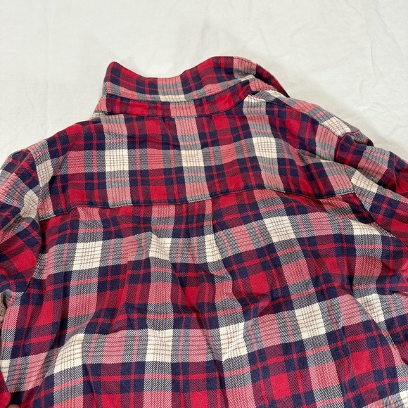 TOPSHOP CHLOE CROP PLAID SHIRT - Picture 4 of 8